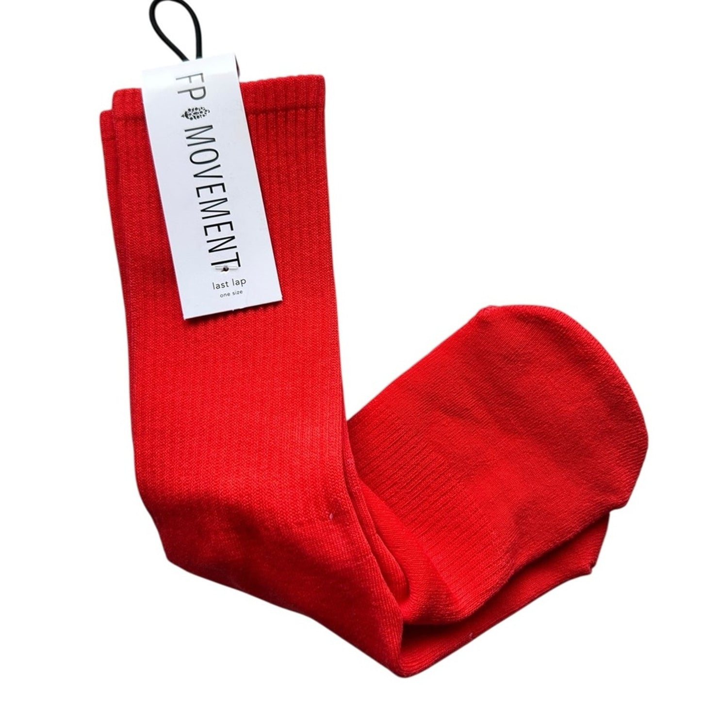 Free People Last Lap Tube Socks in Flame