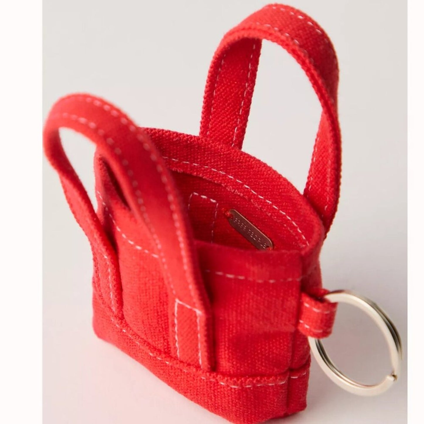 Free People Mini Caravan Bag Charm in Red