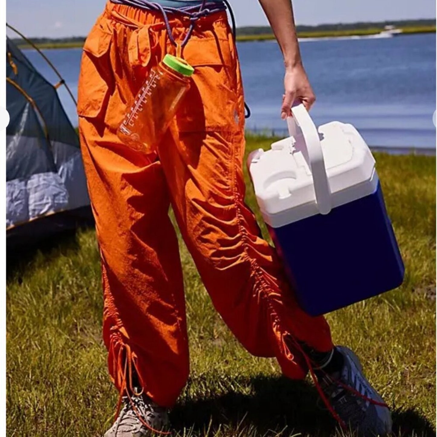 Free People In The Wildflowers Pants in Blood Orange