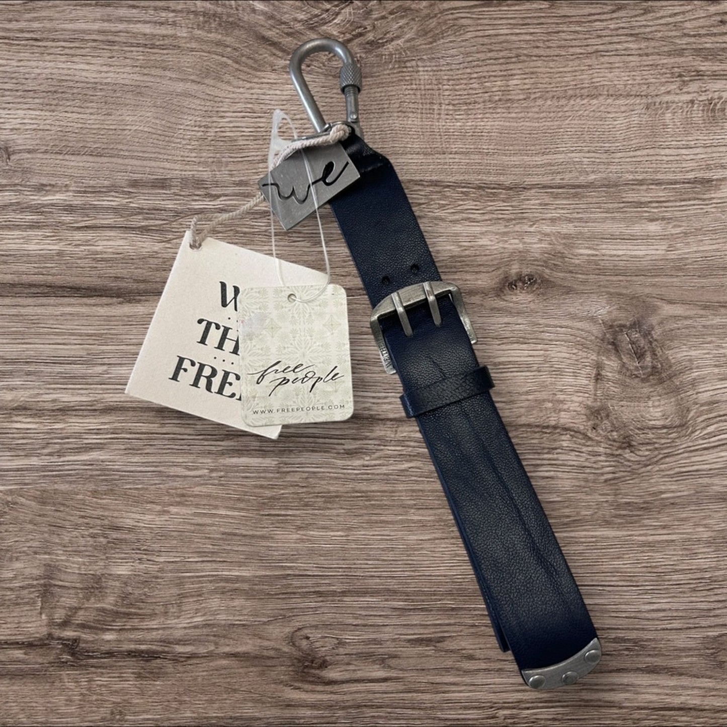 Free People Mini Belt Bag Charm in Black