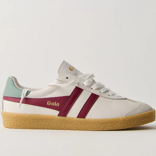 NWOT Free People x Gola Medalist Leather Sneakers in White/Red