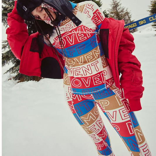 Free People Dawn To Dusk Printed Hoodie in FPM Combo