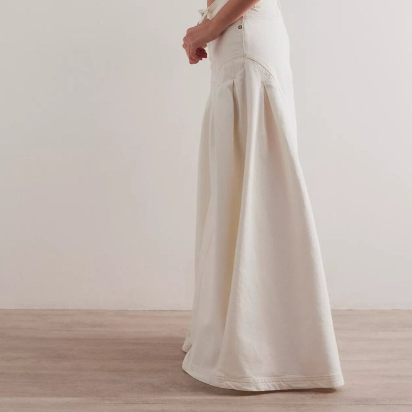 Free People Pandora Wide-Leg Jeans in Heavenly