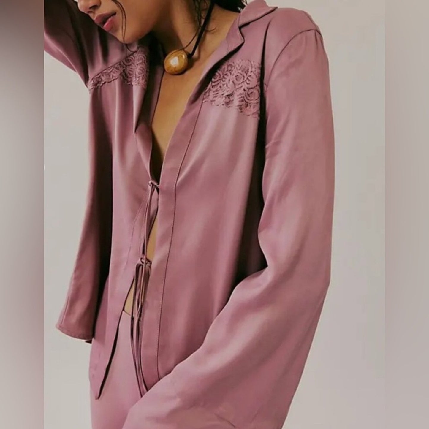 Free People Lucia Set in Nostalgia Rose