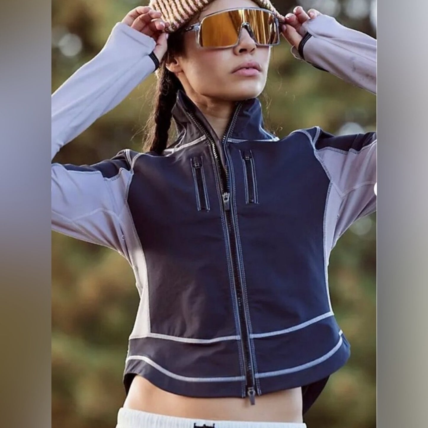 Free People Dasher Run Jacket in Black