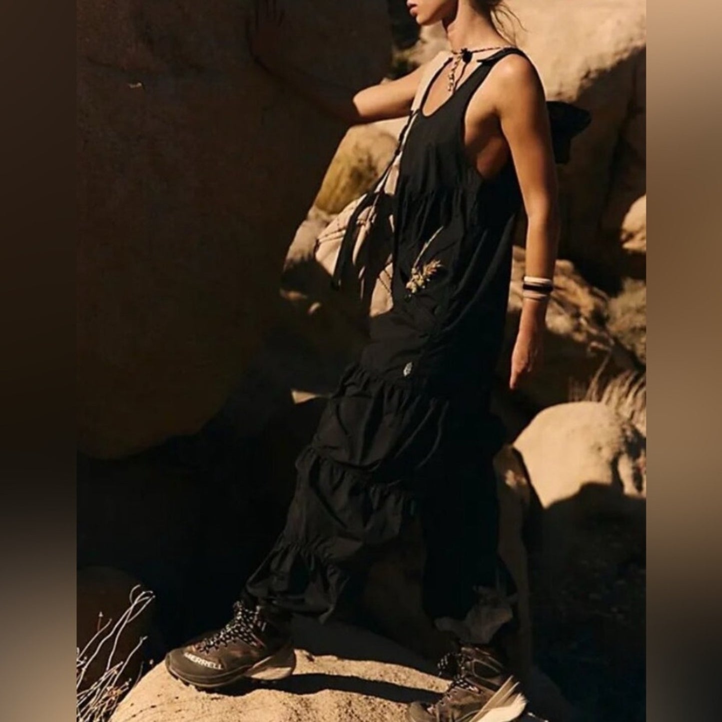 Free People Set Me Free Onesie in Black