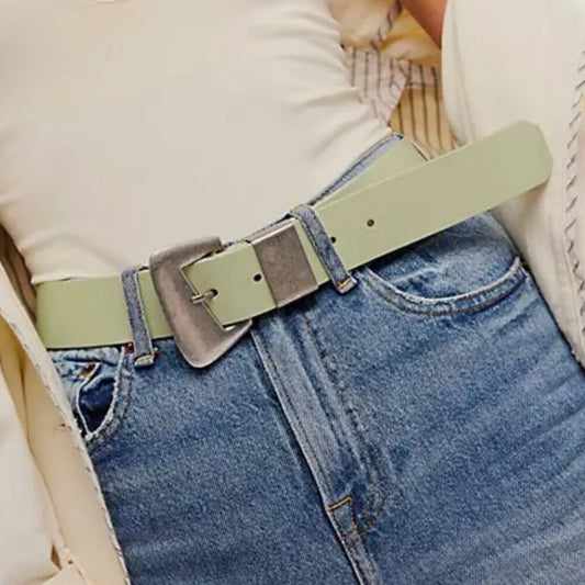 Free People Siggy Leather Belt in Patina