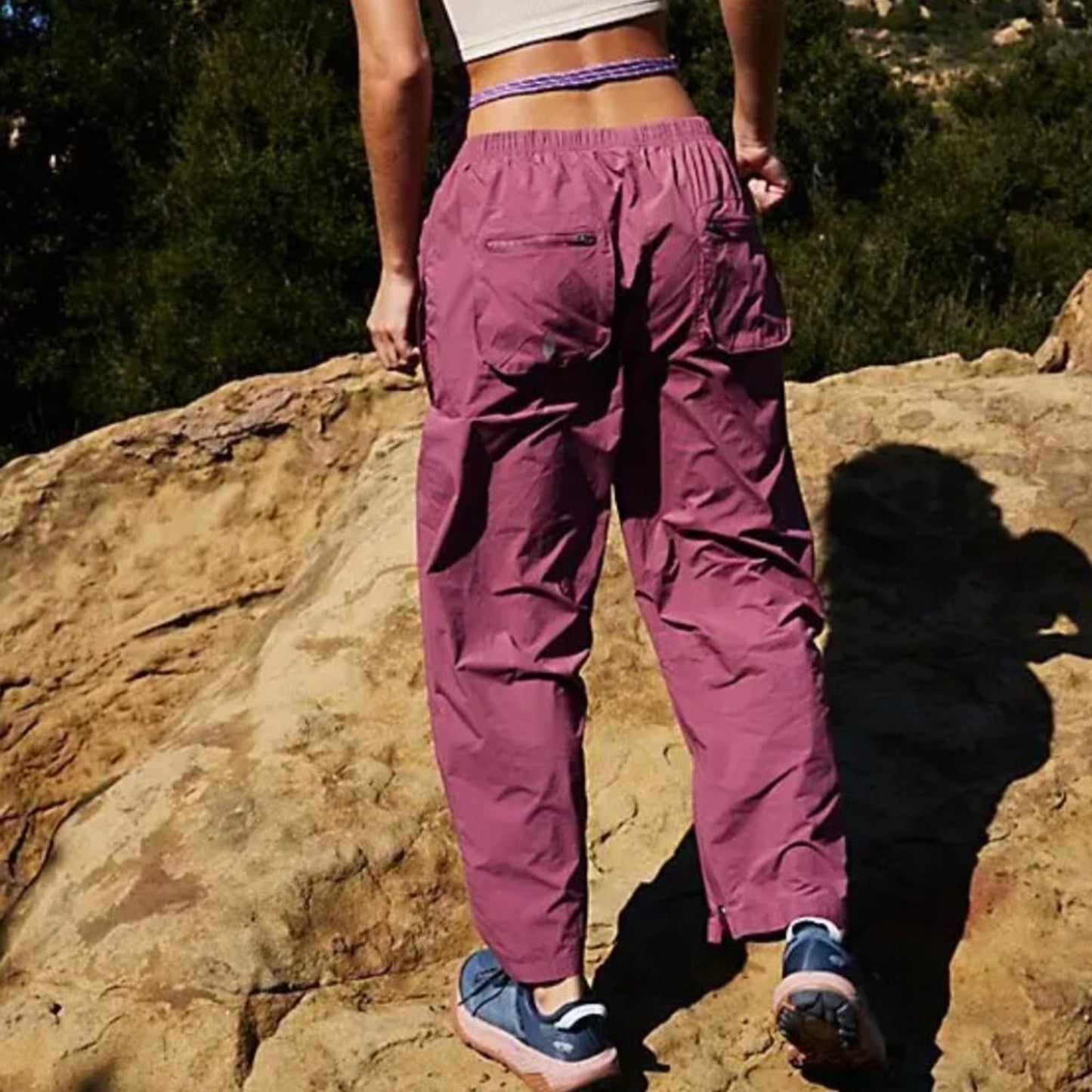 Free People Fly By Night Pants in Clove