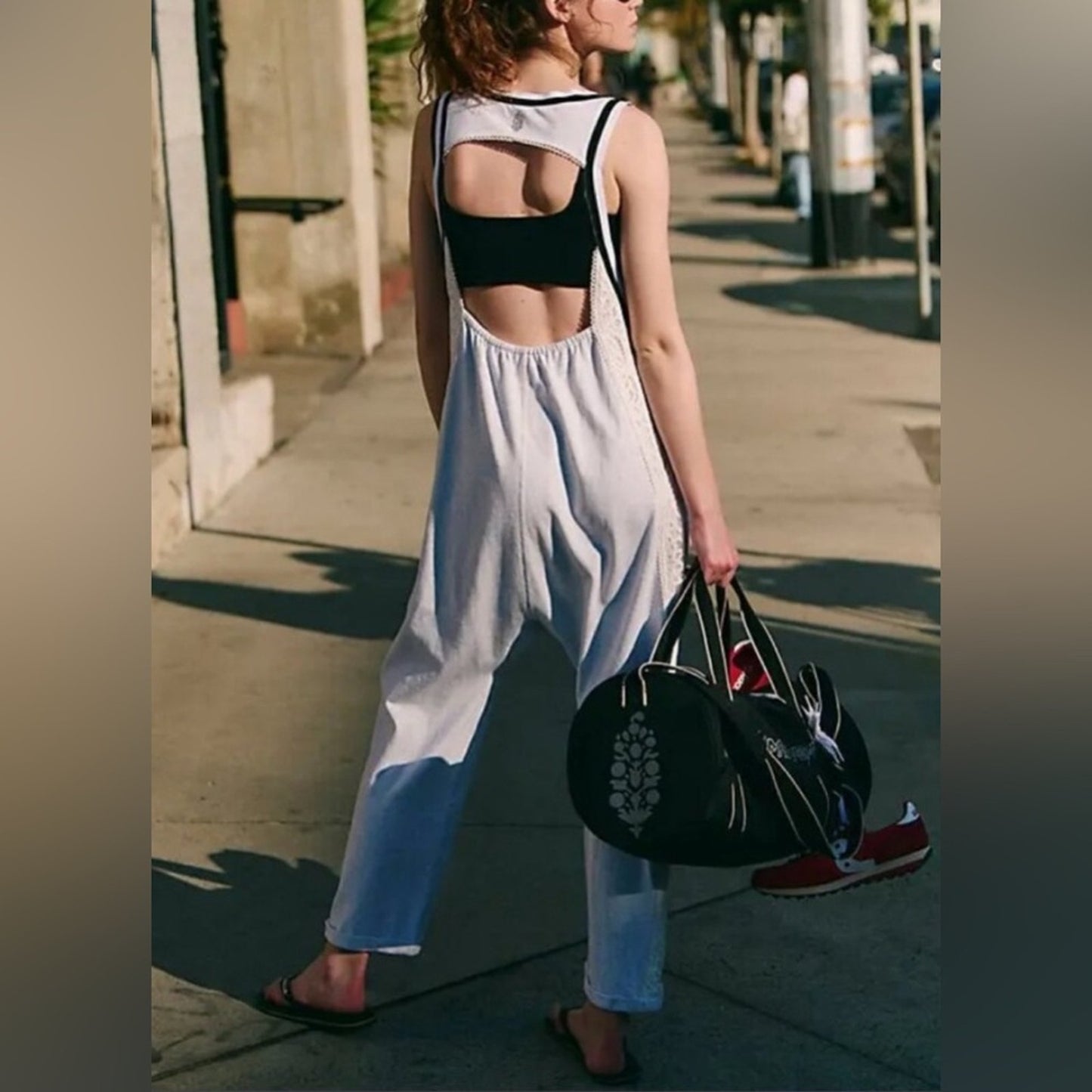 Free People Day Trip Onesie in Heather Grey