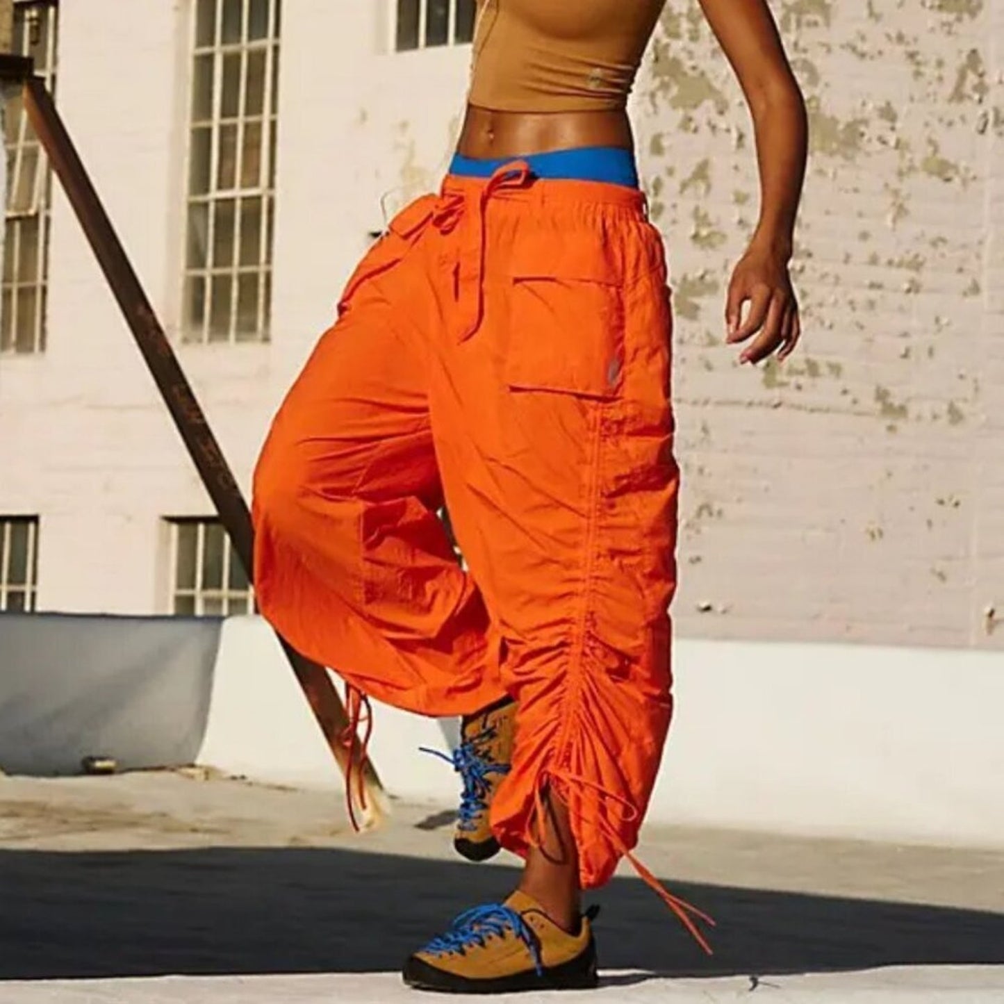 Free People In The Wildflowers Pants in Blood Orange