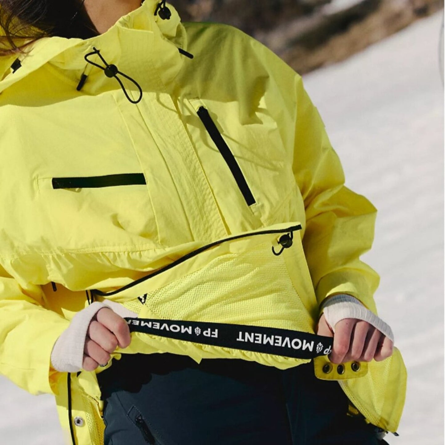 Free People Peak To Peak Popover in Lemon