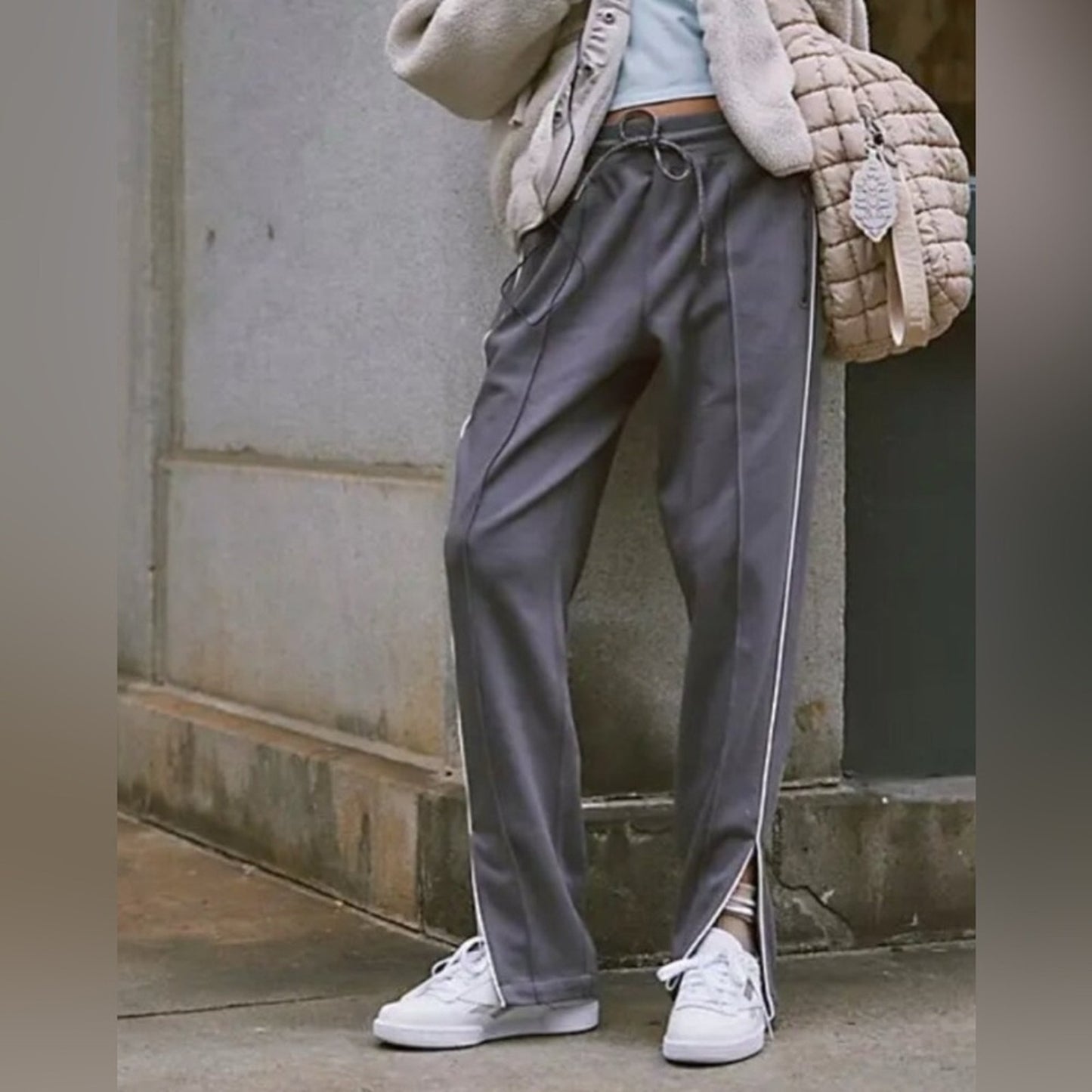 Free People Hop To It Pants in Gun Metal