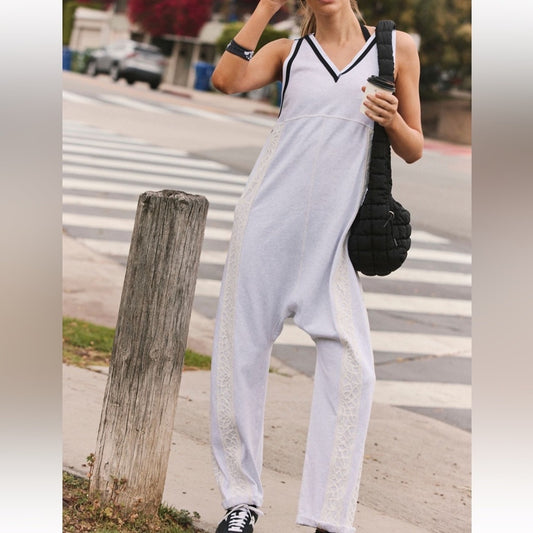 Free People Day Trip Onesie in Heather Grey