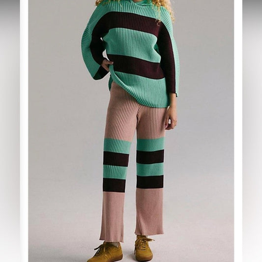 Free People Kami Sweater Set in Mint Julip Combo