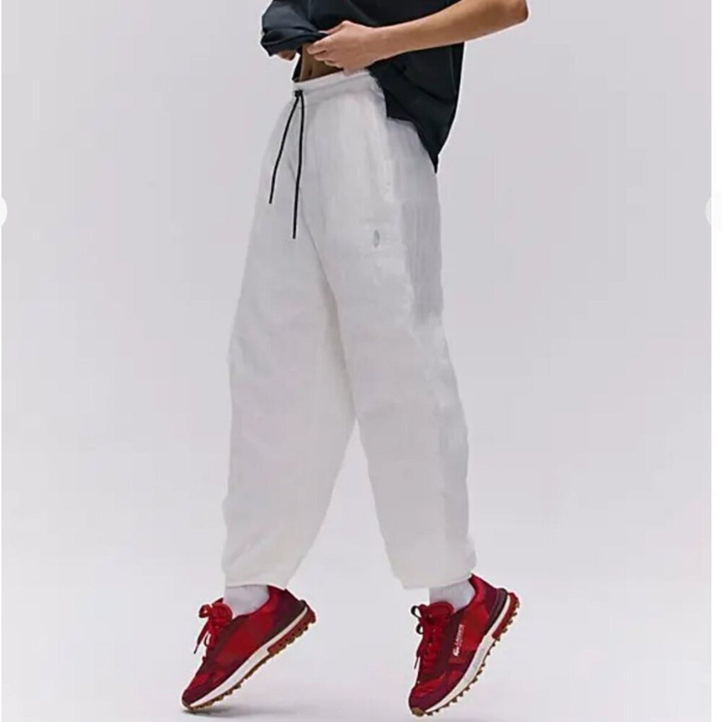 Free People Lift Off Barrel Pants in White