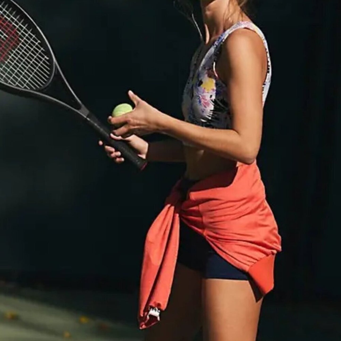 Free People Never Better Printed Crop in Mystic Floral Combo