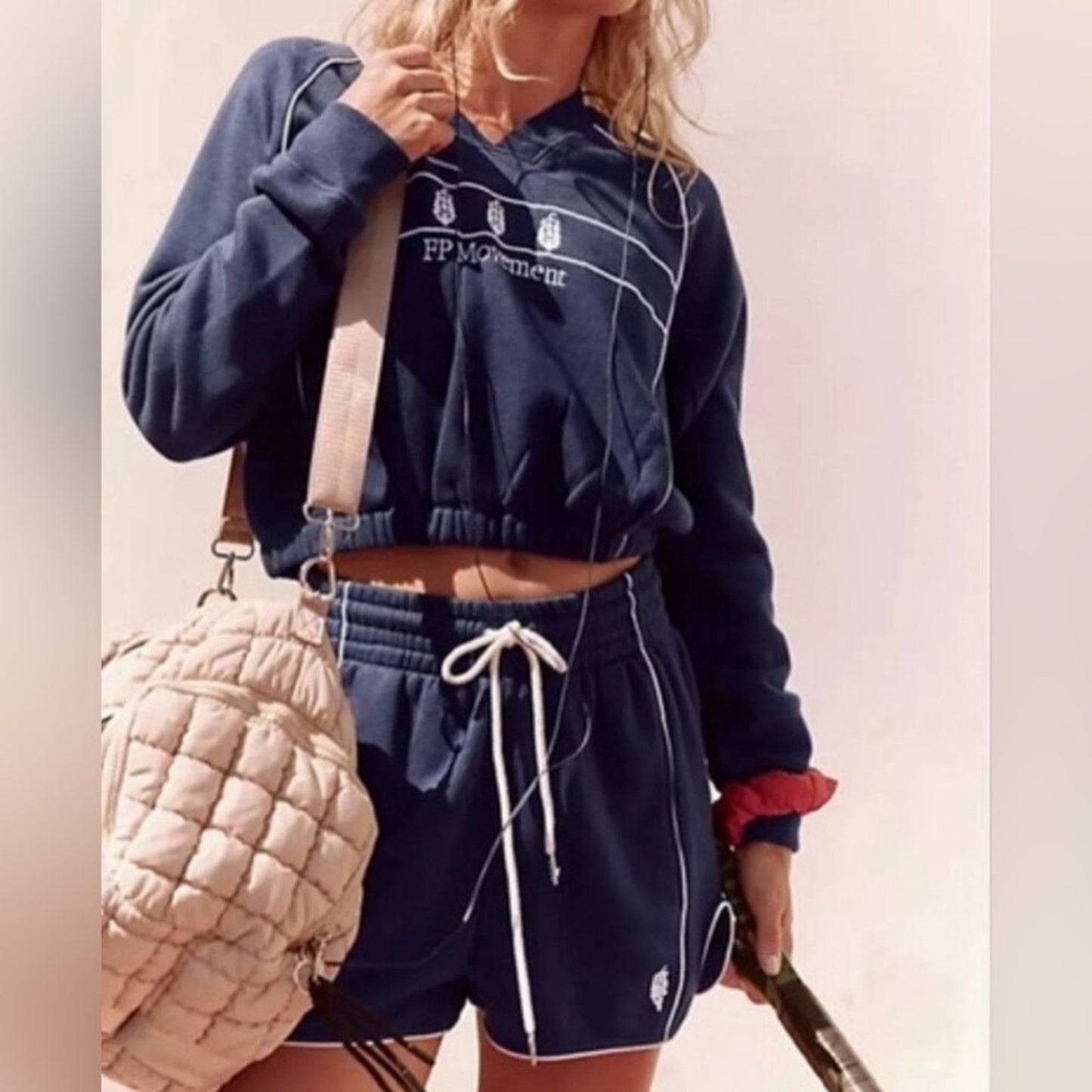 Free People Seeing Double Set in Midnight Navy