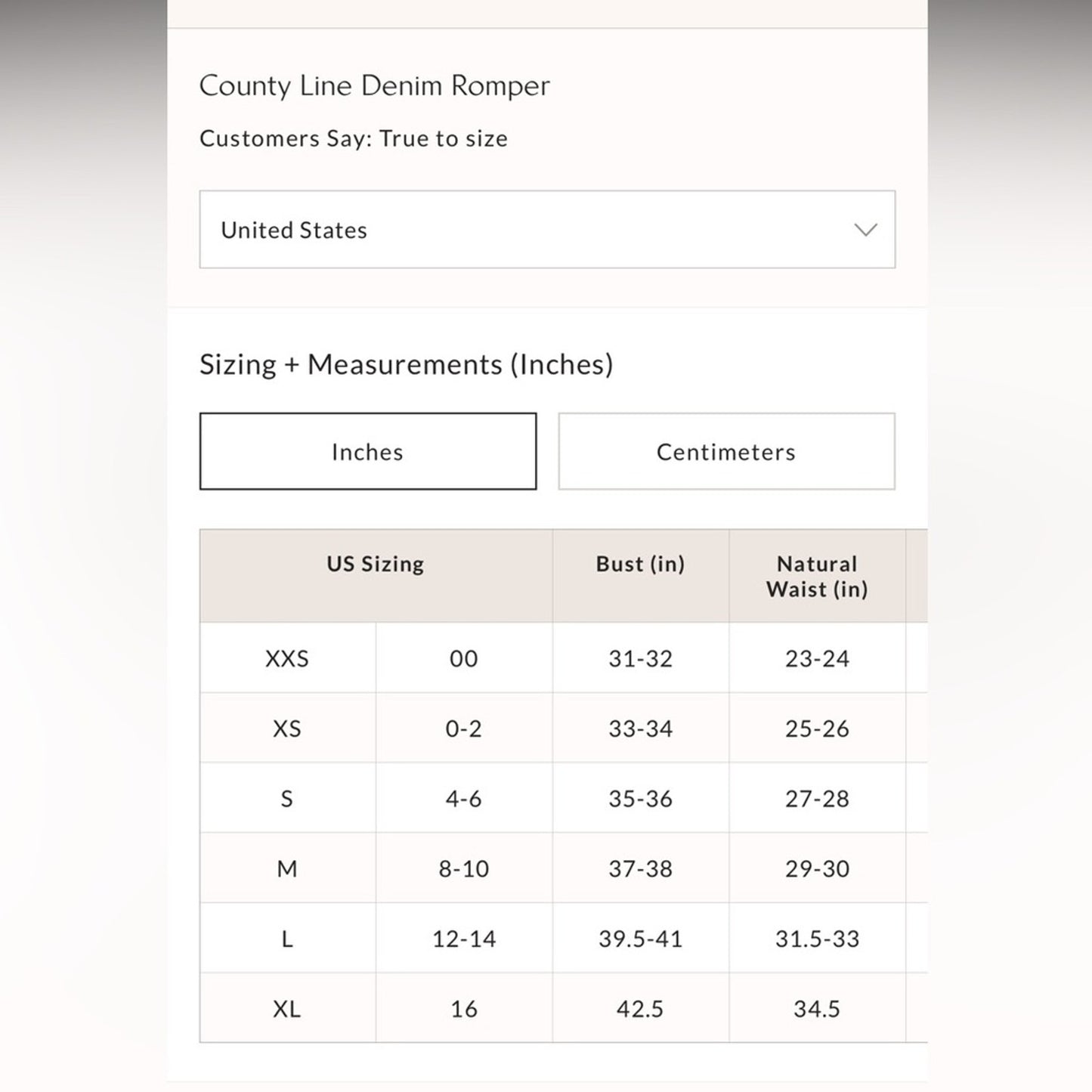 Free People County Line Denim Romper in Country Blues