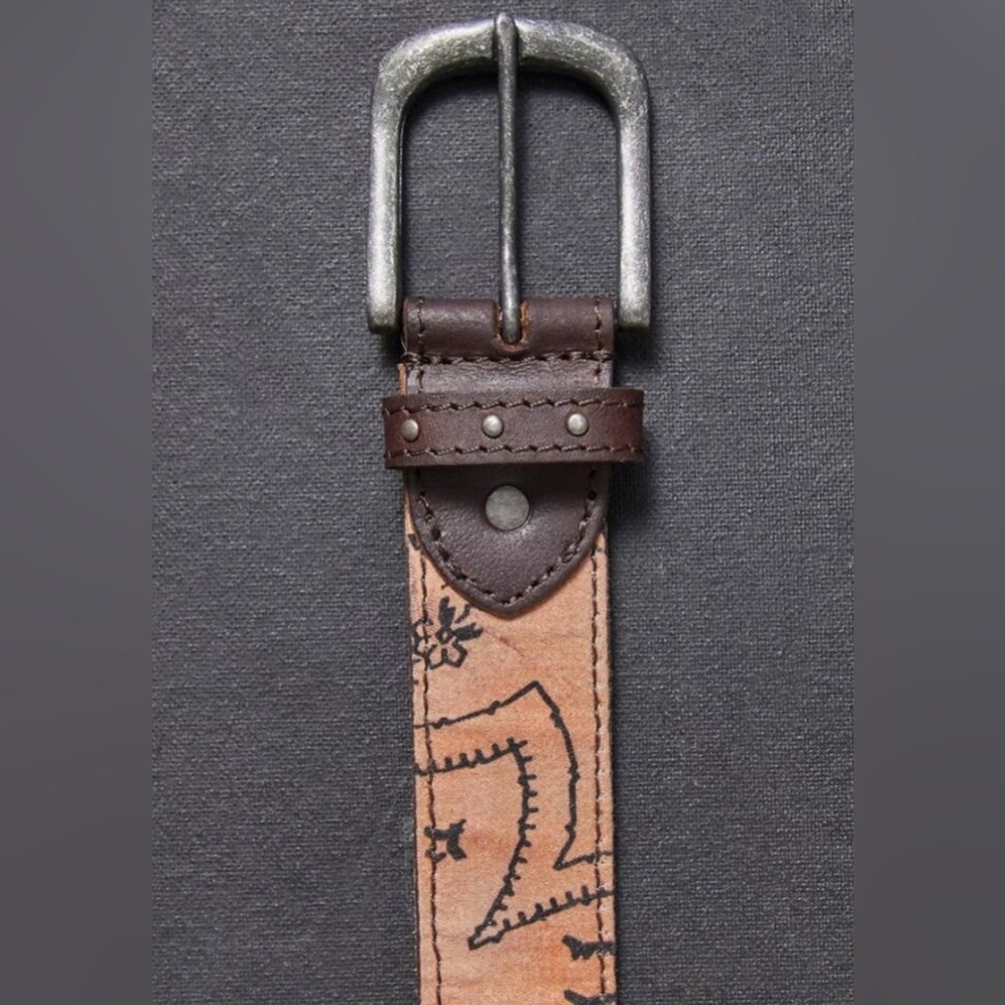 Free People Bandana Belt in Sunstone