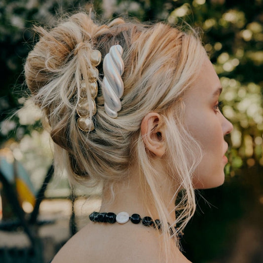 Free People Oh So French Barrette in Silver