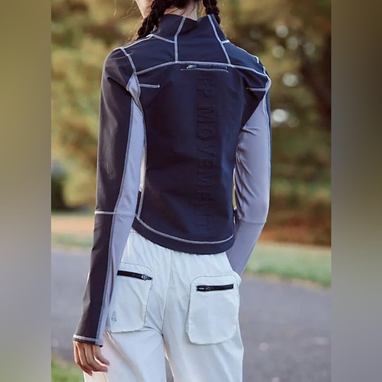 Free People Dasher Run Jacket in Black