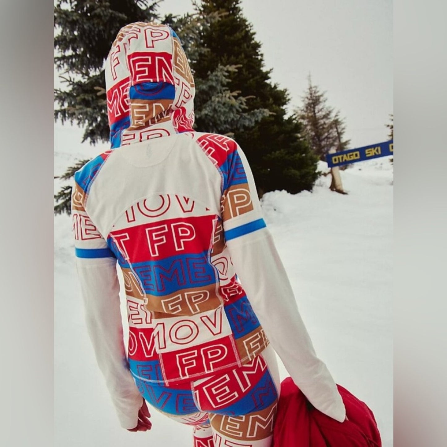 Free People Dawn To Dusk Printed Hoodie in FPM Combo