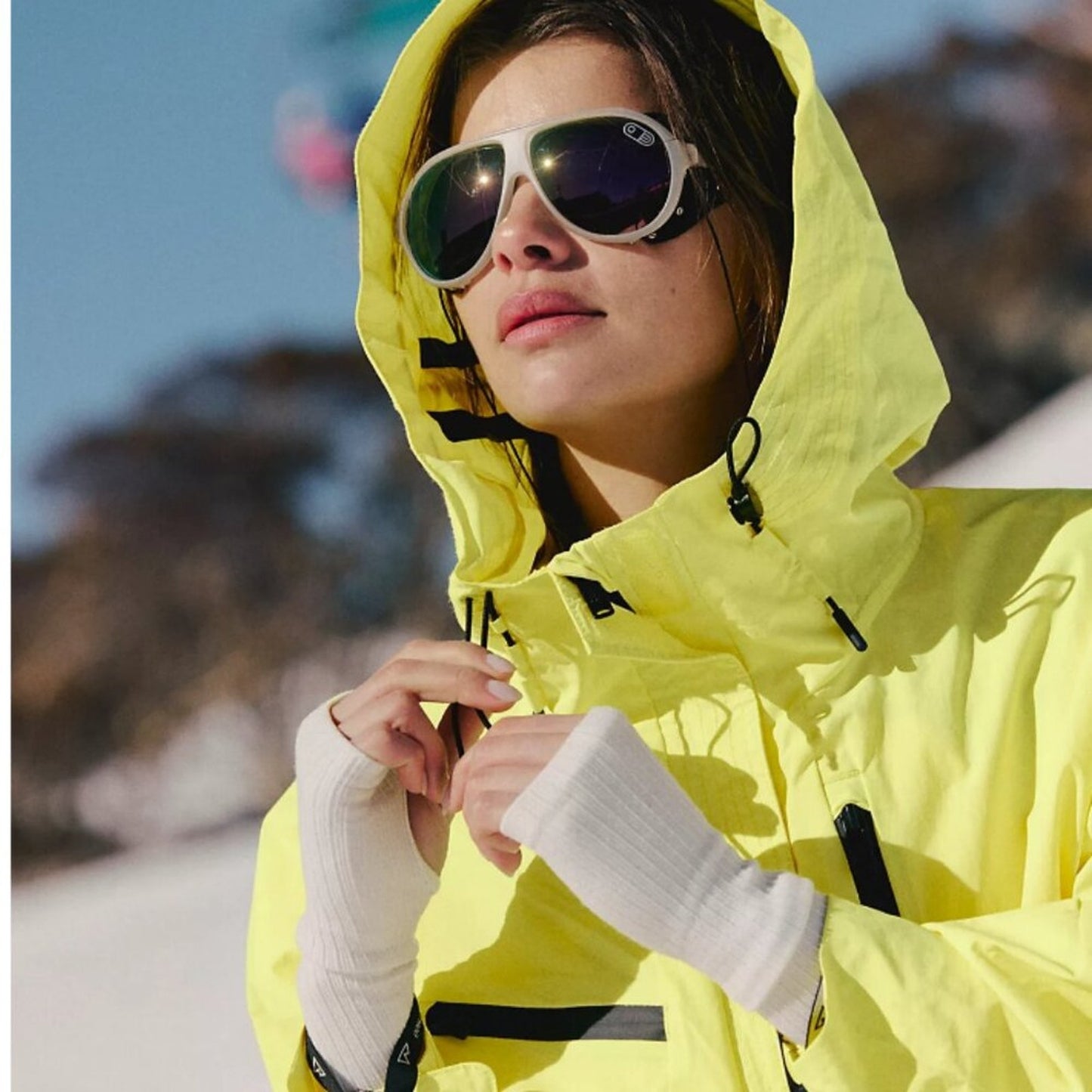 Free People Peak To Peak Popover in Lemon