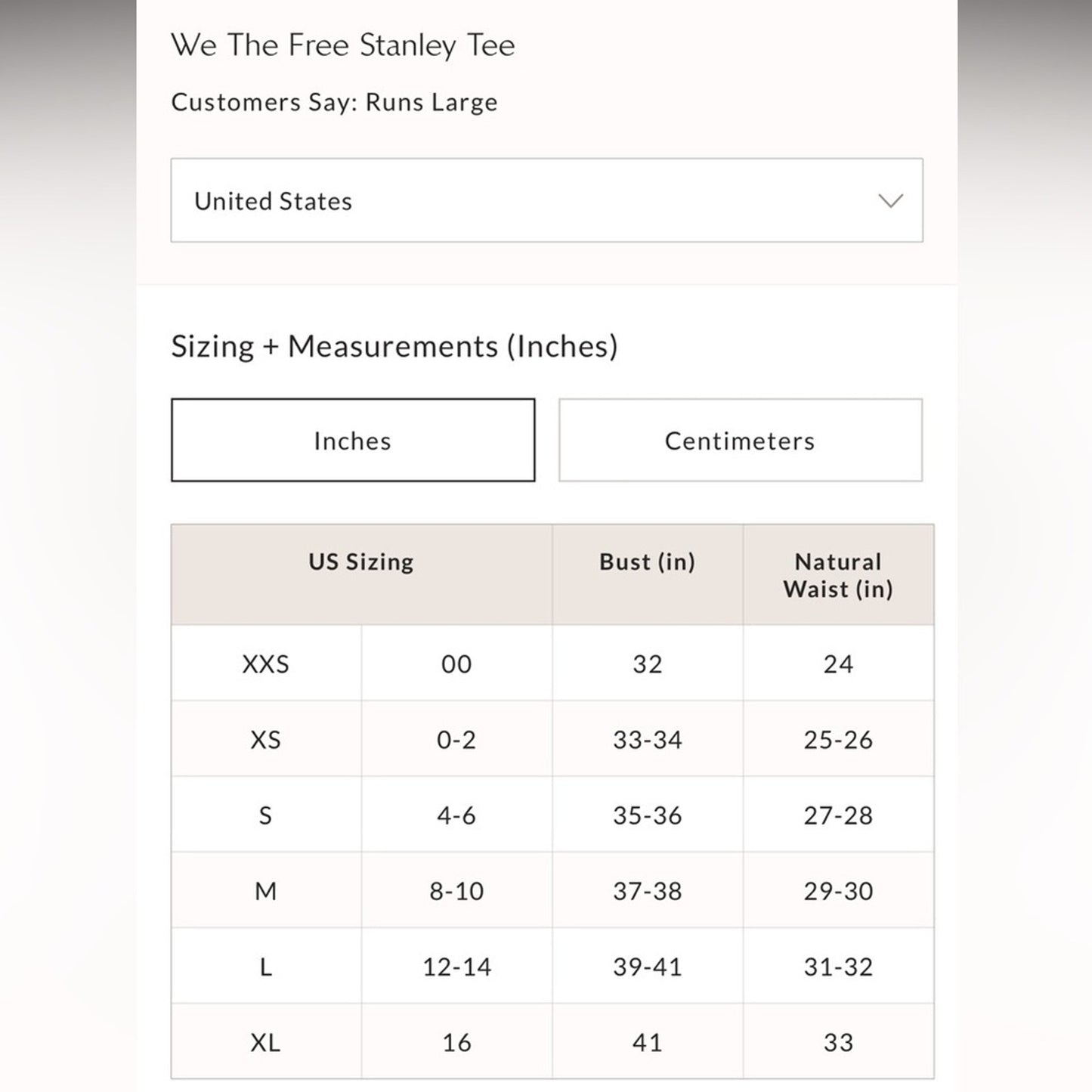 Free People Stanley Tee in Cambridge Combo