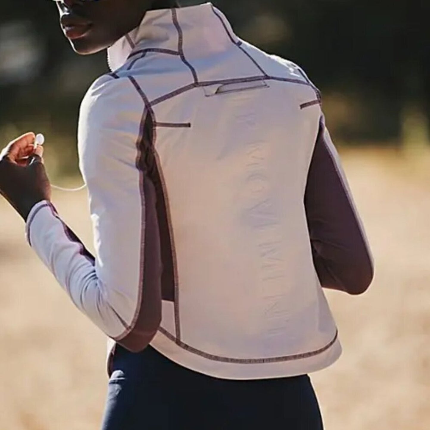 Free People Dasher Run Jacket in Lavender Shadow