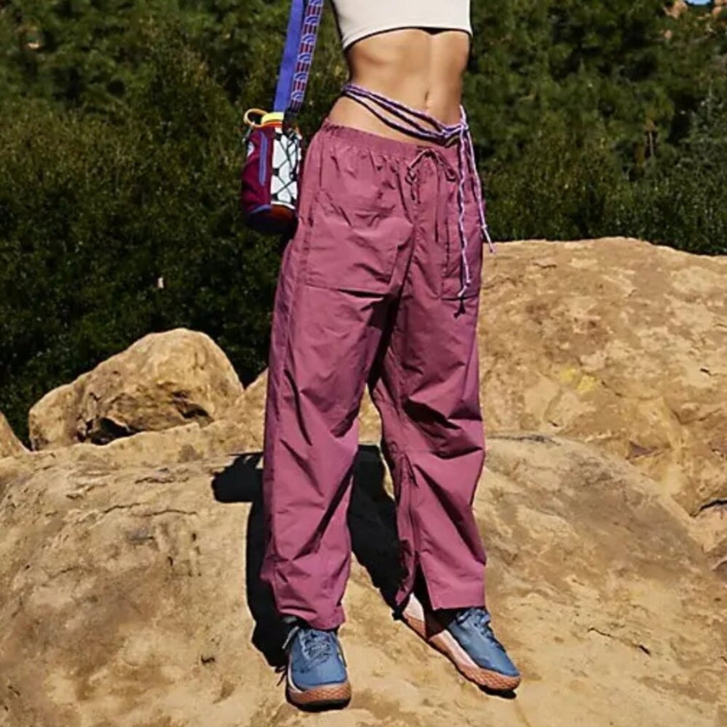 Free People Fly By Night Pants in Clove