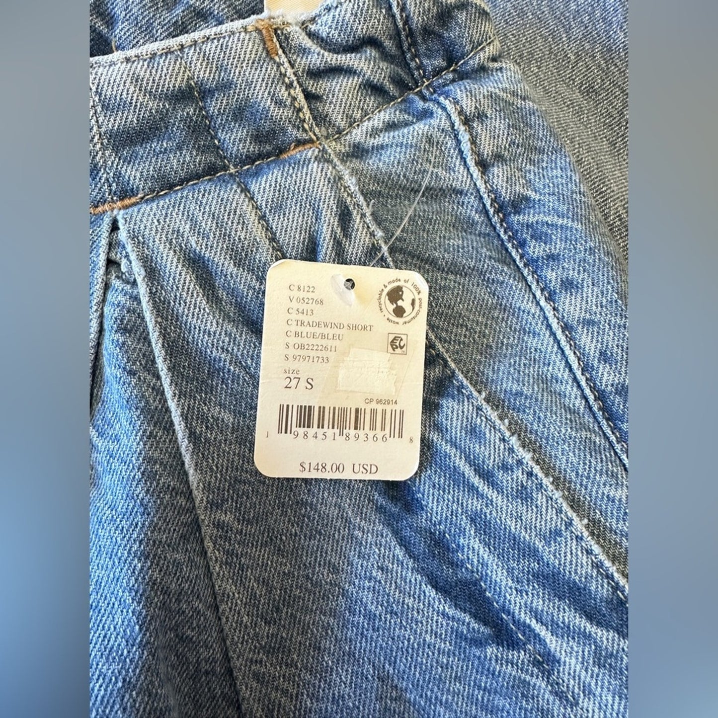 Free People CRVY New Spin Trouser in Tradewind Short