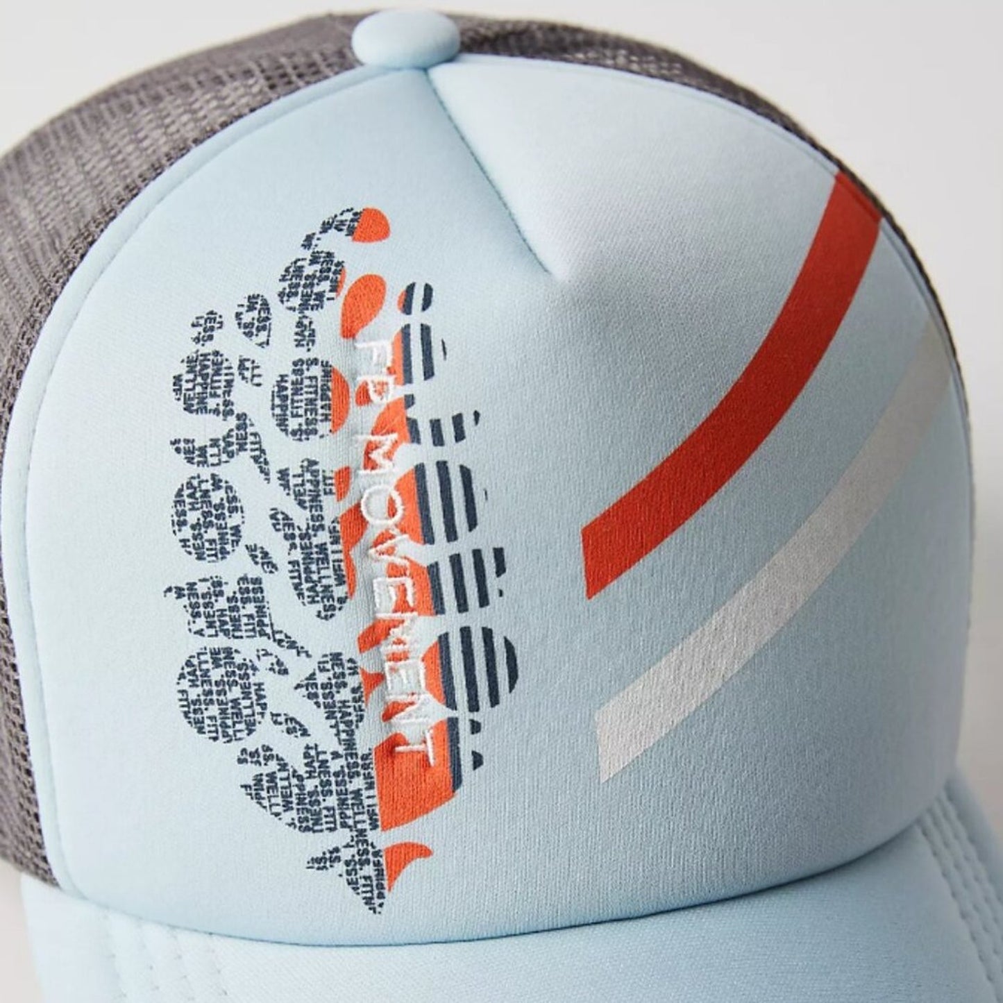 Free People Trail Runner Trucker Hat in Flint Stone