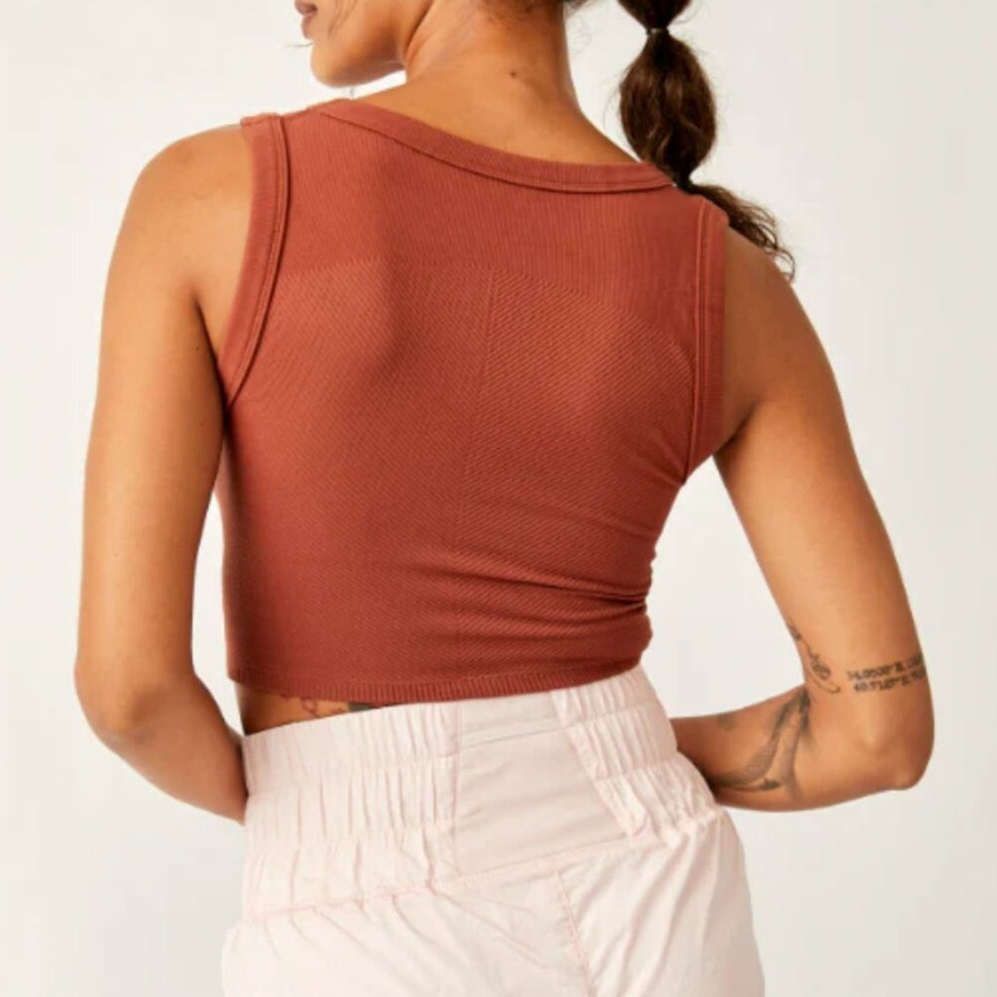 Free People Free Throw Muscle Tank in Sequoia