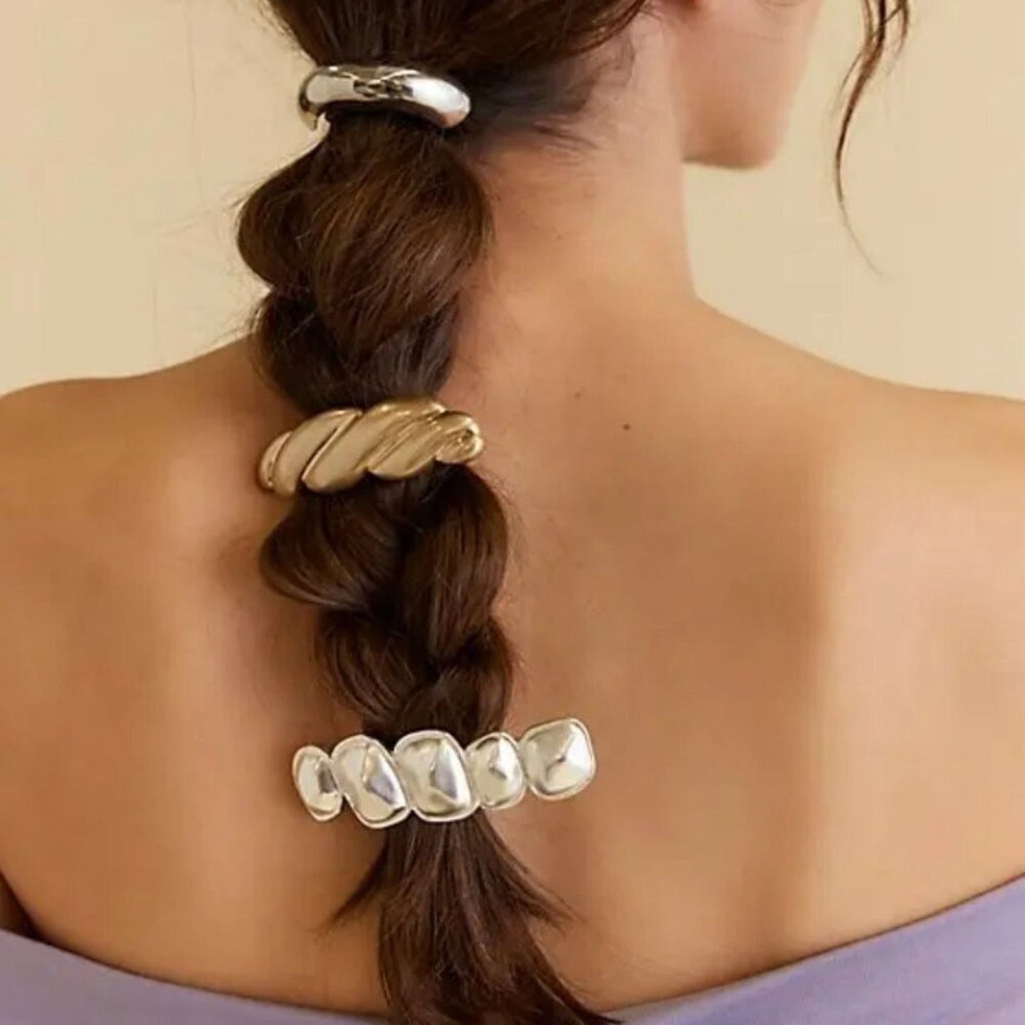 Free People Oh So French Barrette in Gold