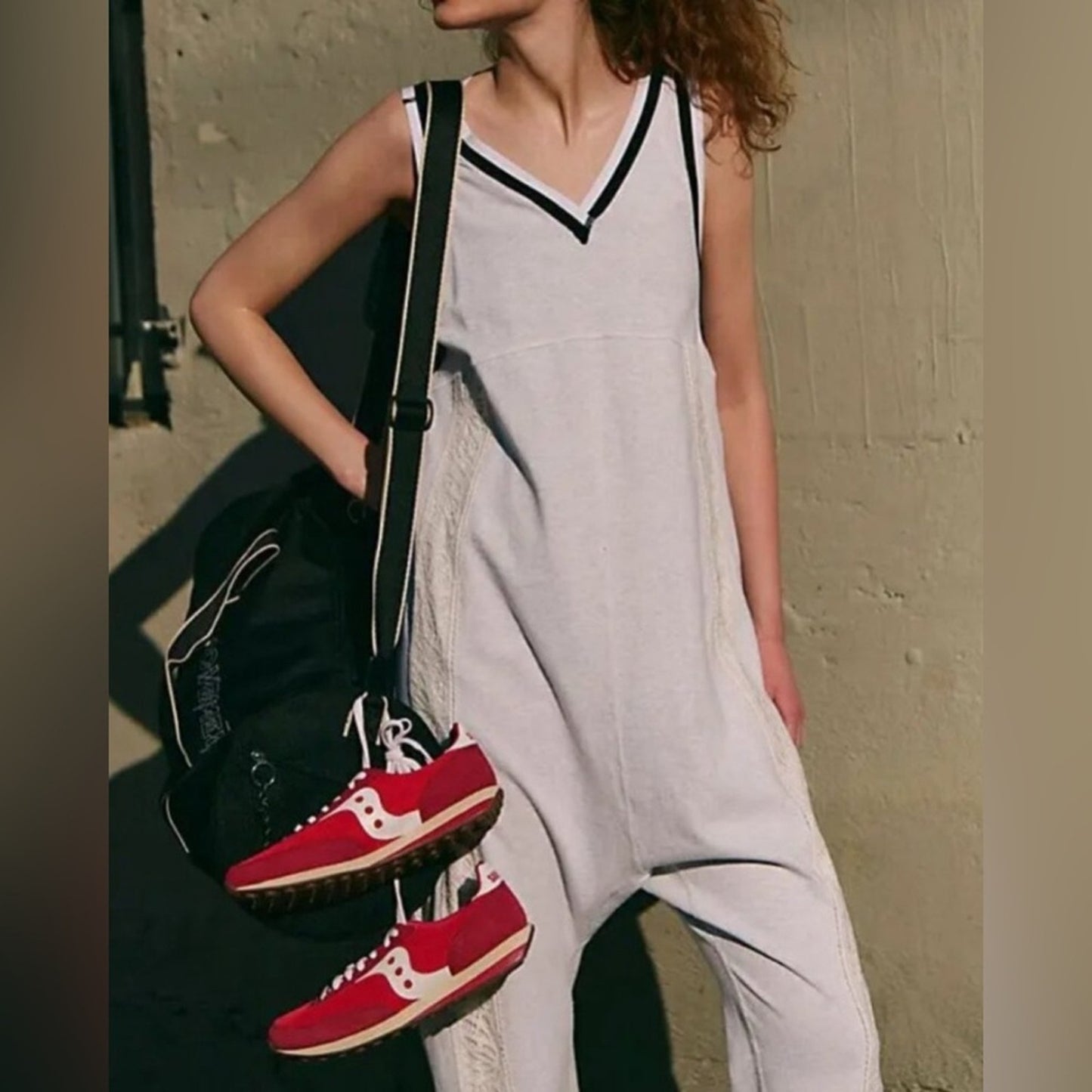 Free People Day Trip Onesie in Heather Grey