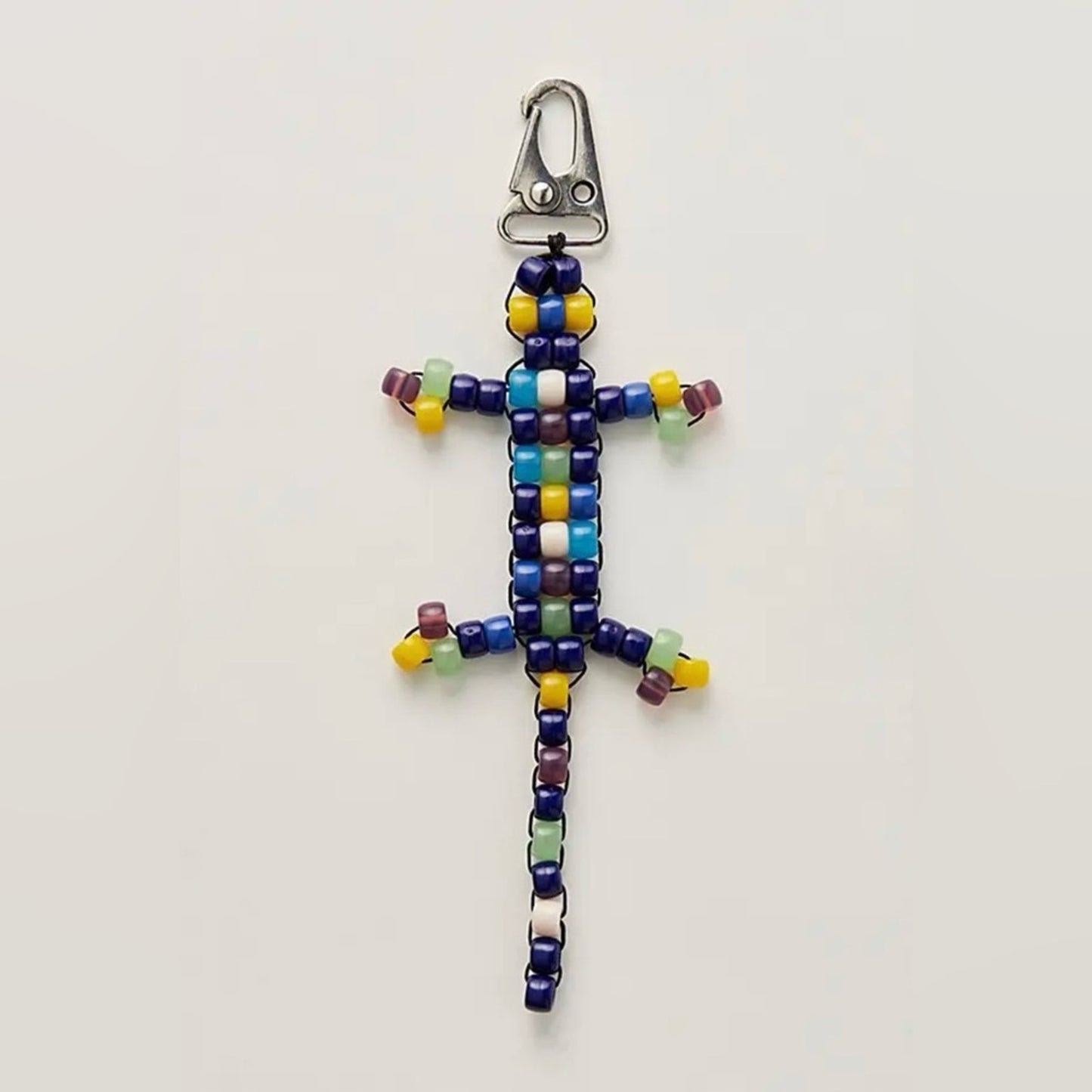 Free People Beaded Lizard Bag Charm in Multicolor