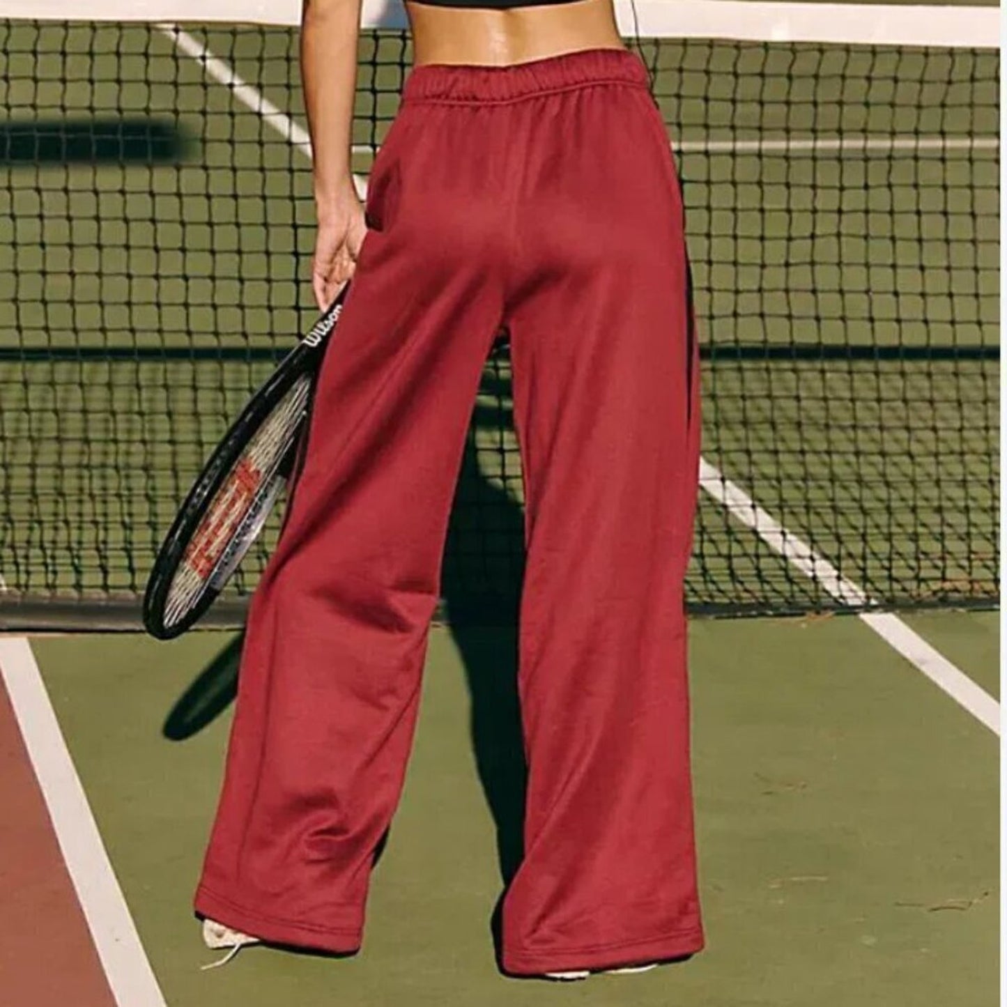 Free People Fineline Pants in Sour Cherry