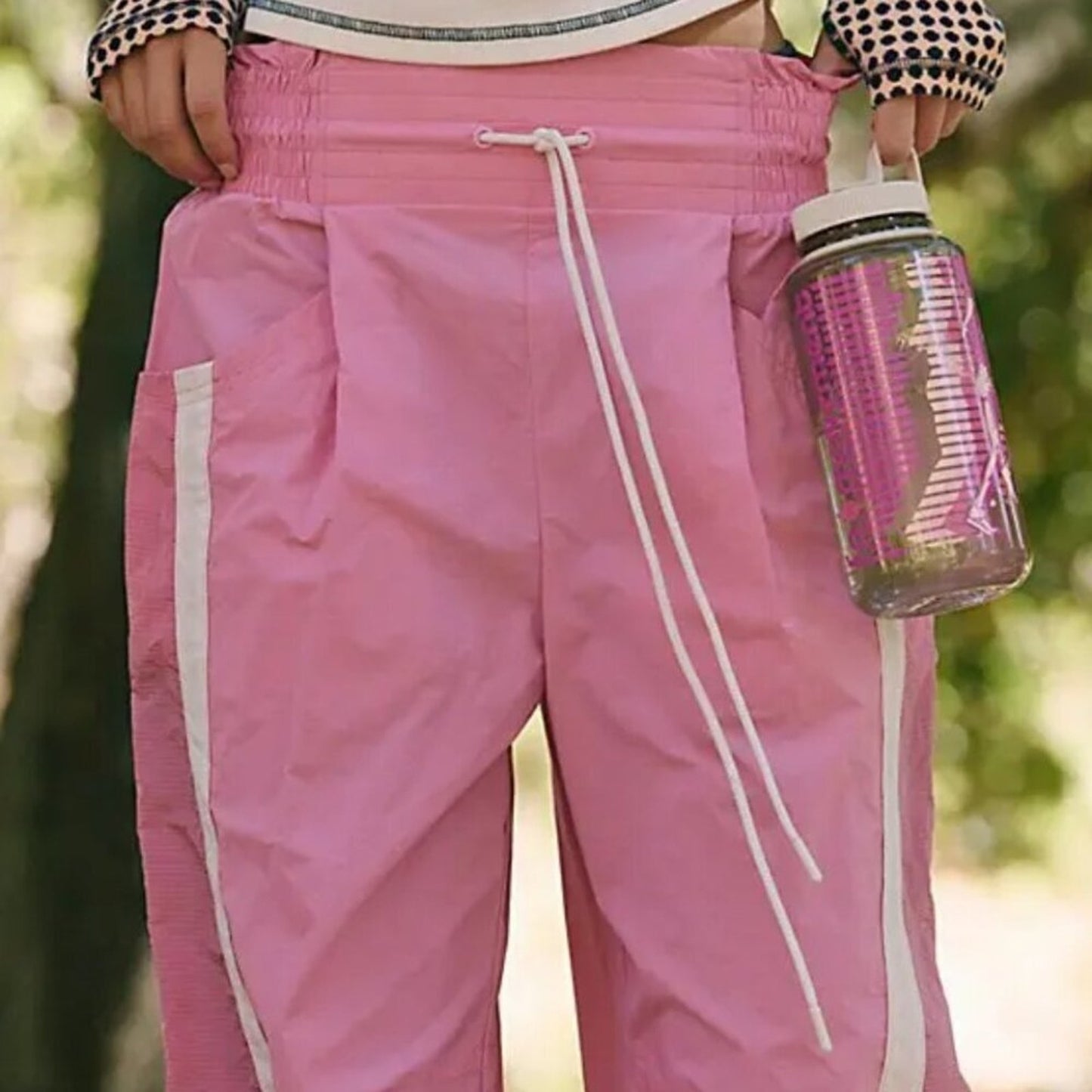 Free People Champ Is Here Pants in Soft Blush