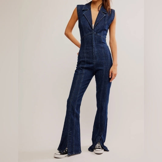 Free People CRVY Ring The Alarm One Piece in Siren