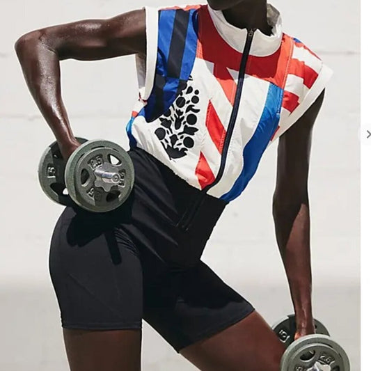 Free People Race To The Top Onesie in Black Motif