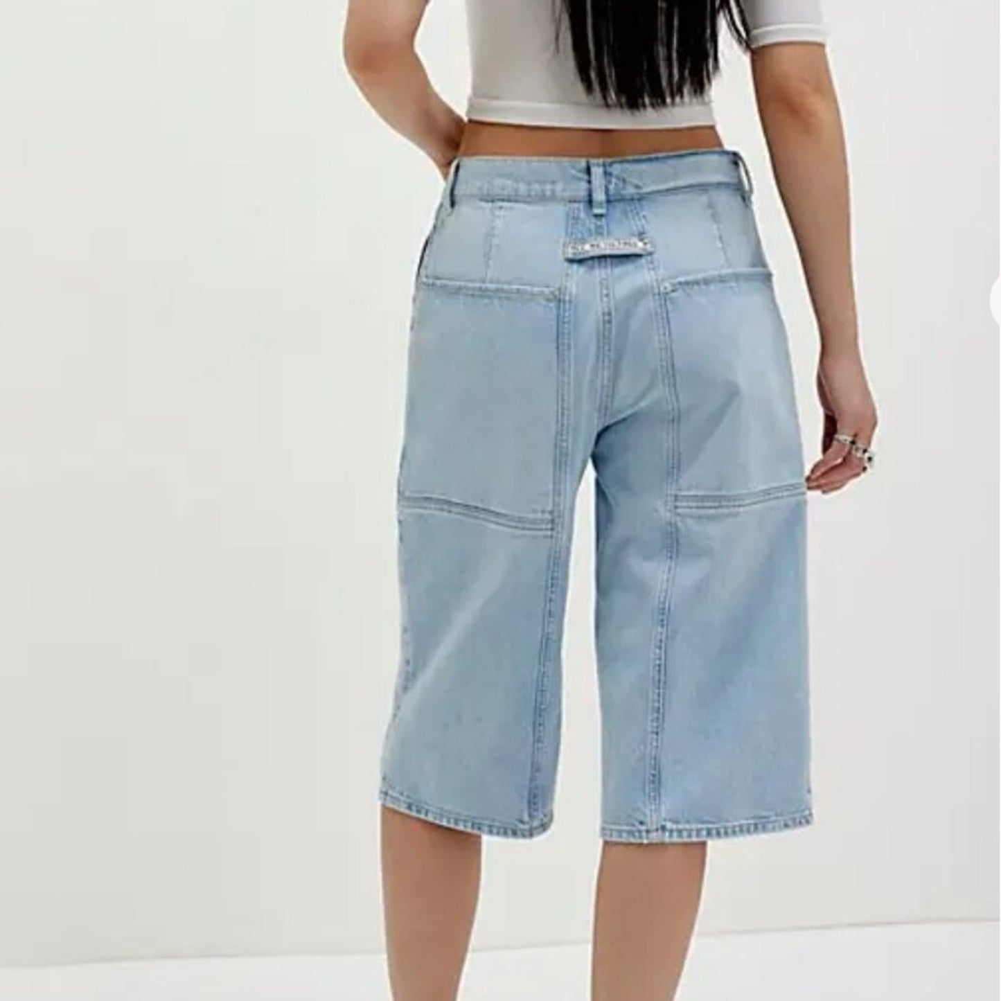 Free People Havasu Slouchy Cropped Jeans in Hoover