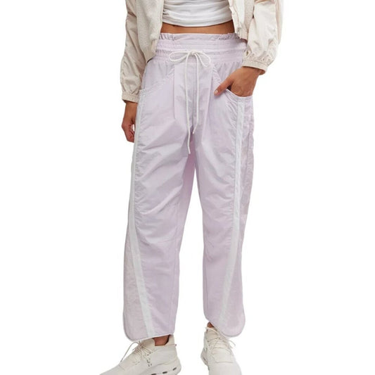 Free People Champ Is Here Pants in Rose Wash / White Combo