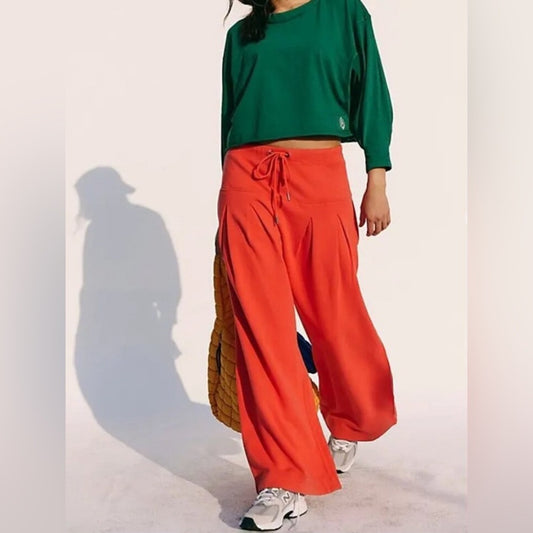 Free People Studio Siren Pants in Lava