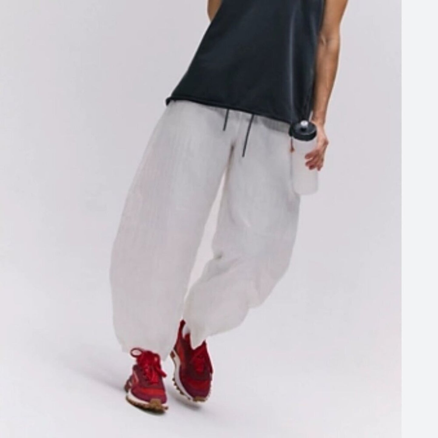 Free People Lift Off Barrel Pants in White