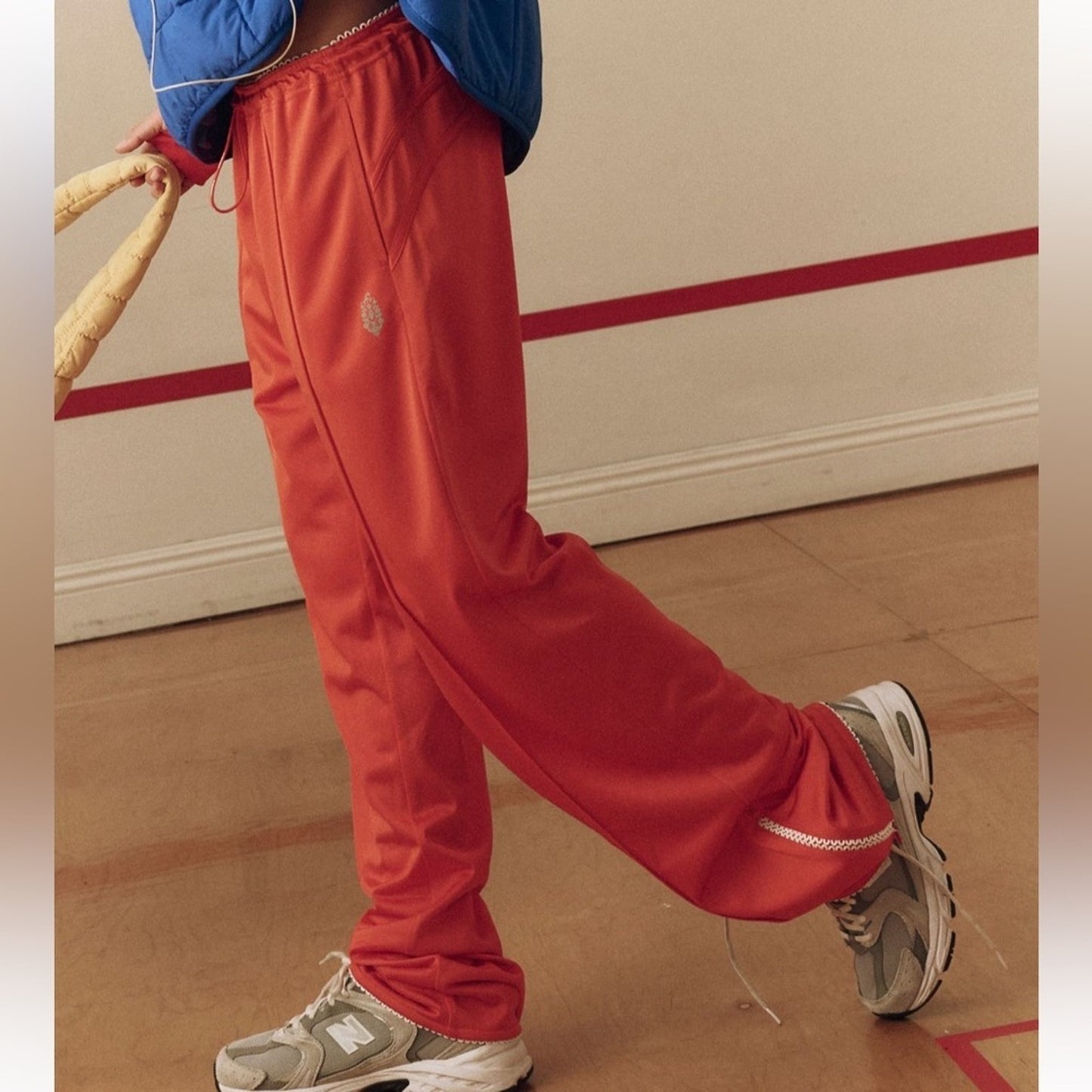 Free People Roll With It Pants in Flame