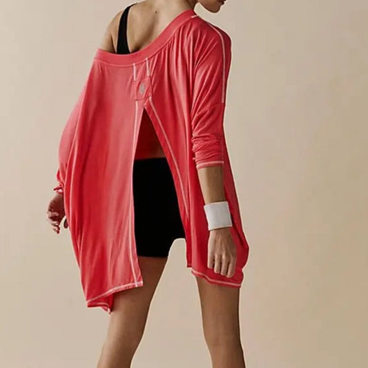 Free People Revival Layer in Hot Hibiscus