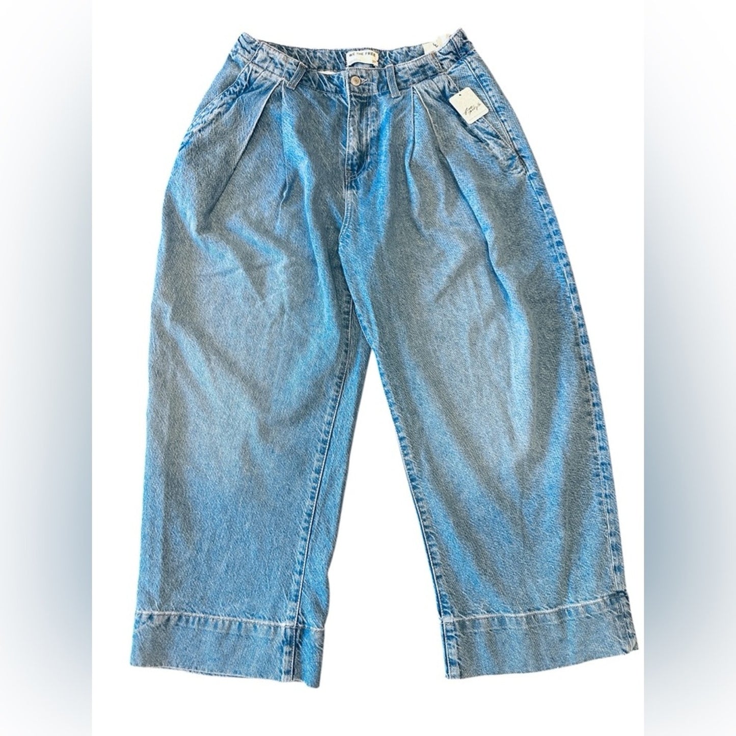 Free People CRVY New Spin Trouser in Tradewind Short