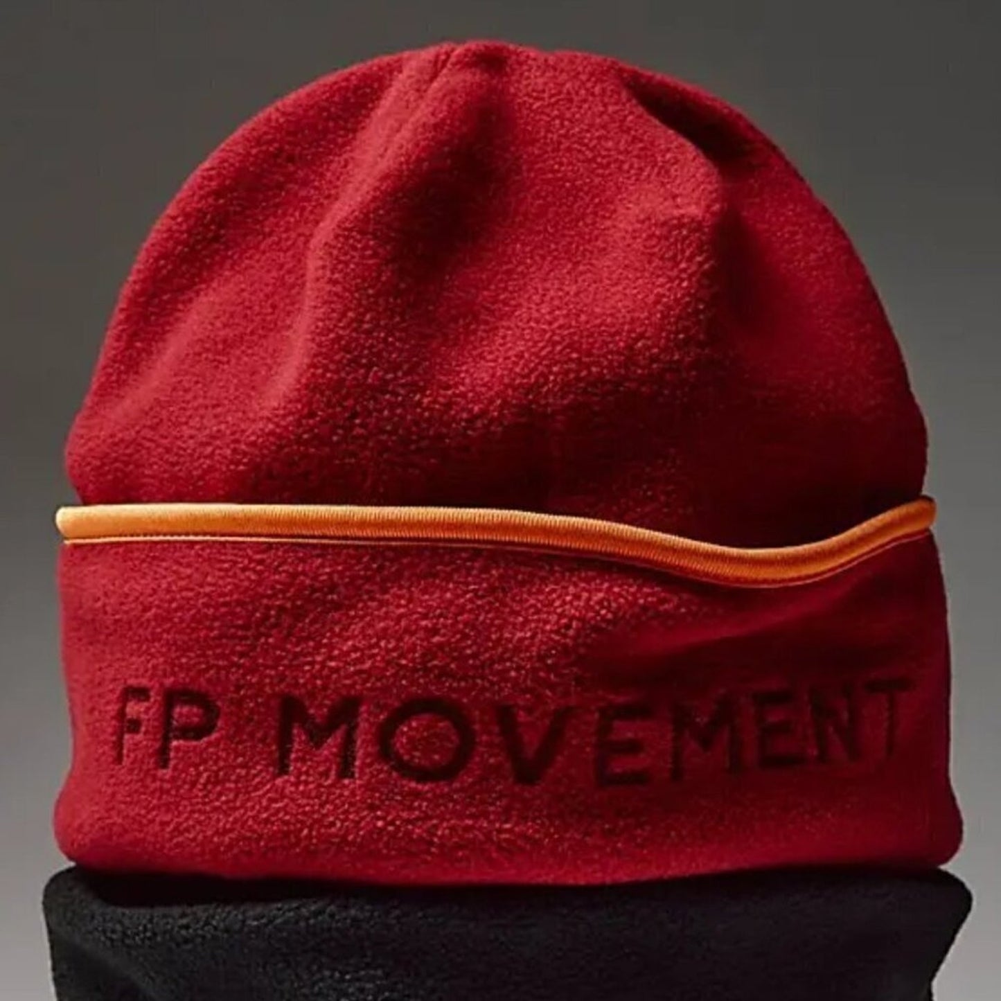 Free People Flat Out Cuffed Beanie in Maroon